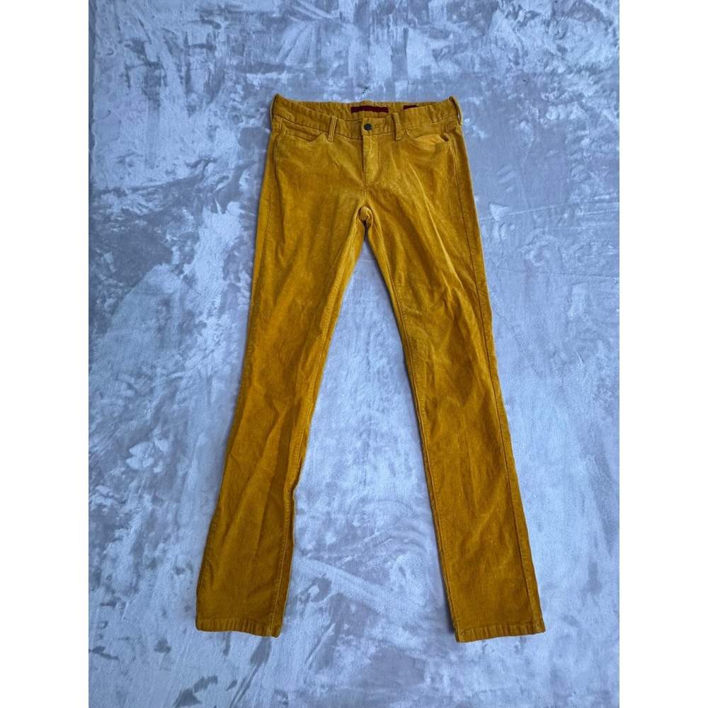 Women's‎ Limited Edition Banana Republic Yellow Corduroy Pants Slim Size 6